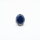 Inel oval picaturi lapis lazuli Argint