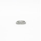 Inel ovale cubic zirconia 4.3mm Argint