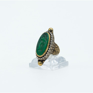 Inel Afgan oval femeie arcas Argint