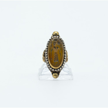 Inel Afgan oval femeie Argint