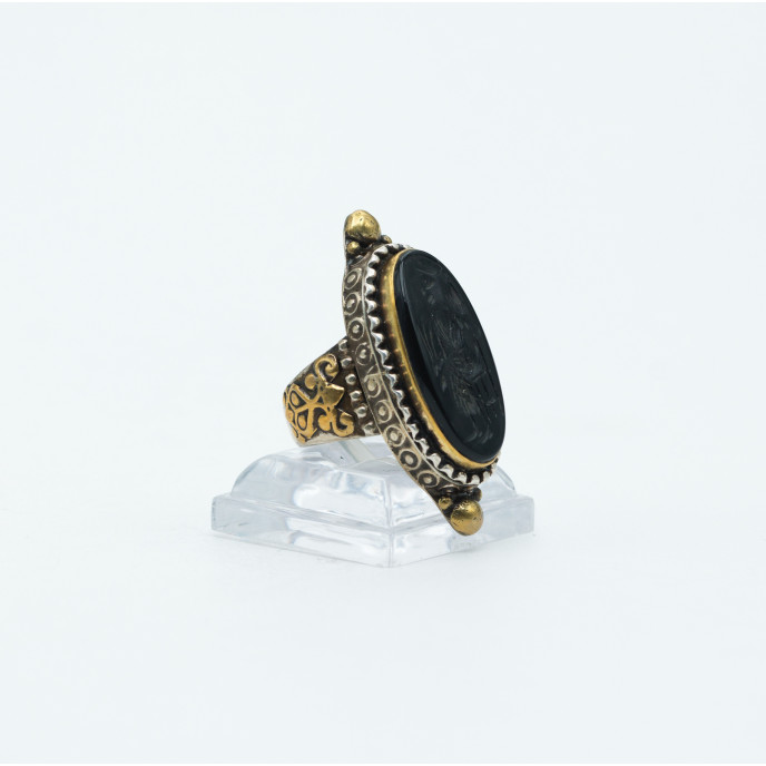 Inel Afgan oval stapan Argint