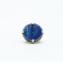 Inel Afgan rotund agricultor lapis.lazuli Argint