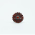 Inel floare 3cm coral Argint