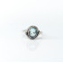 Inel oval sarma topaz albastru Argint