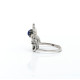 Inel tiara piatra naturala lapis lazuli Argint