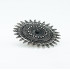 Inel disc solar India 7.5cm Argint