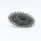 Inel disc solar India 7.5cm Argint