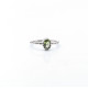 Inel puncte piatra naturala peridot Argint