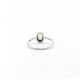 Inel puncte piatra naturala peridot Argint
