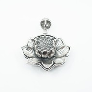 Pandantiv floare de lotus xl Argint