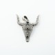 Pandantiv cap de bivol psp Argint