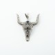 Pandantiv cap de bivol psp Argint