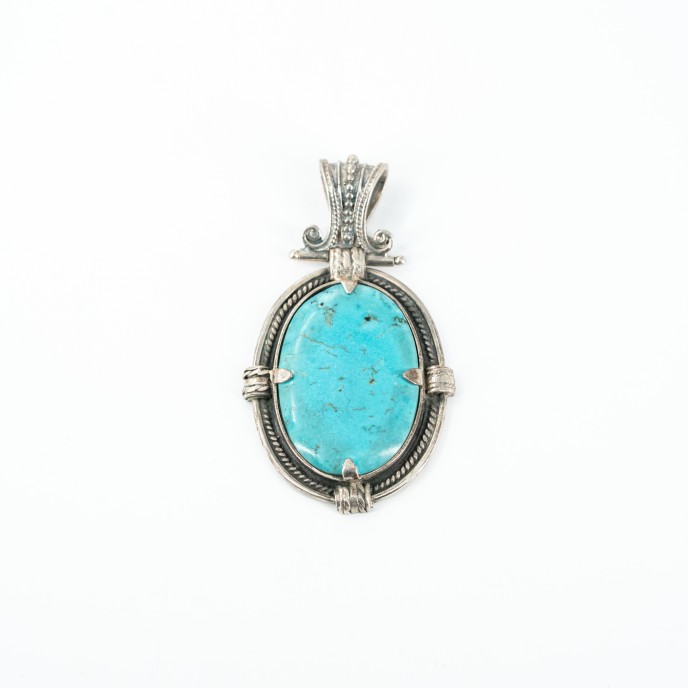 Pandantiv gotic turcoaza nr.2 Argint