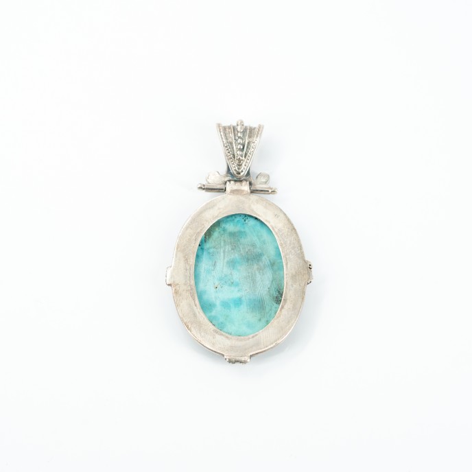 Pandantiv gotic turcoaza nr.2 Argint