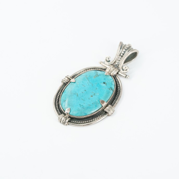 Pandantiv gotic turcoaza nr.2 Argint