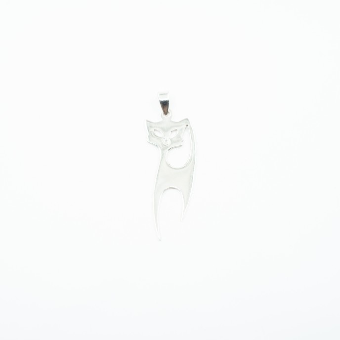 Pandantiv pisica lunga l Argint