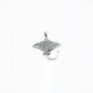 Pandantiv pisica de mare bule Argint