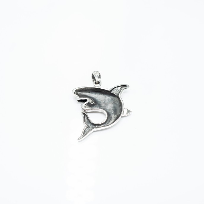 Pandantiv rechin alb xl Argint