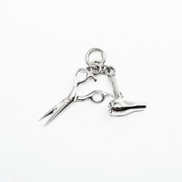 Pandantiv feon si foarfeca Argint