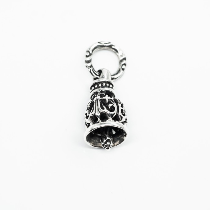 Pandantiv clopotel cruce lunga Argint