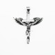 Pandantiv cruce inger rastignit Argint
