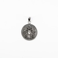 Pandantiv rotund Medusa xl Argint