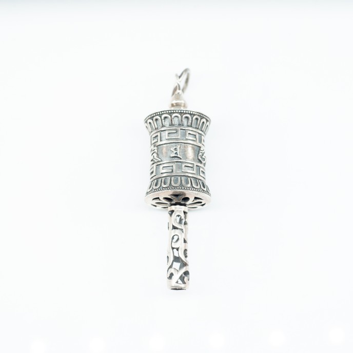 Pandantiv morisca cilindrica rugaciune Argint