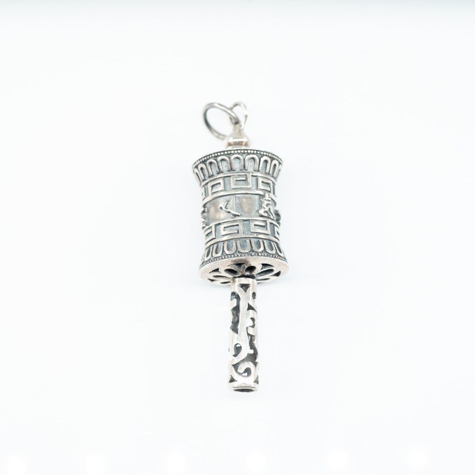 Pandantiv morisca cilindrica rugaciune Argint