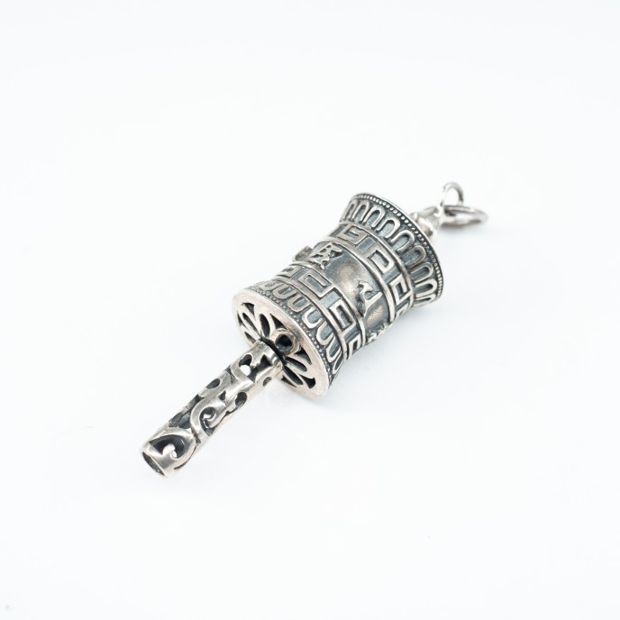Pandantiv morisca cilindrica rugaciune Argint