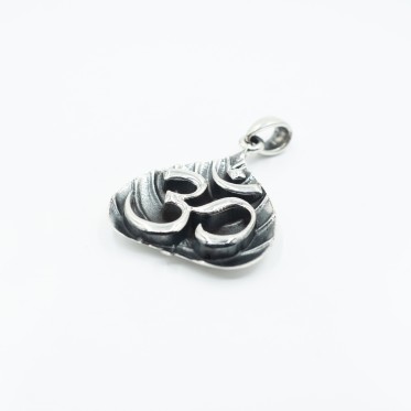 Pandantiv frunza de lotus Aum Argint