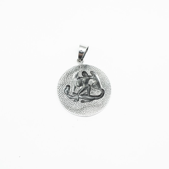 Pandantiv rotund Sfantul Gheorghe Argint