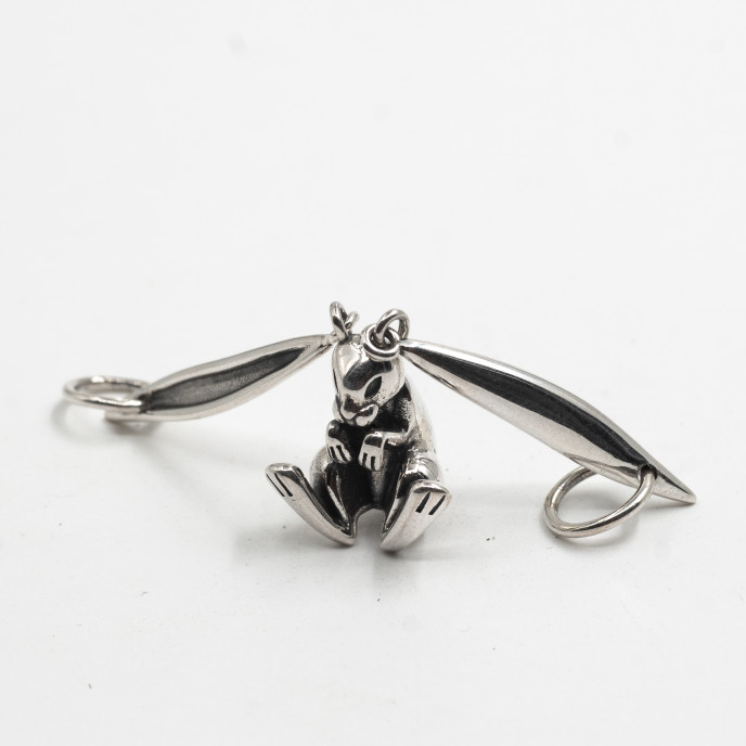 Pandantiv iepure urechi lungi Argint