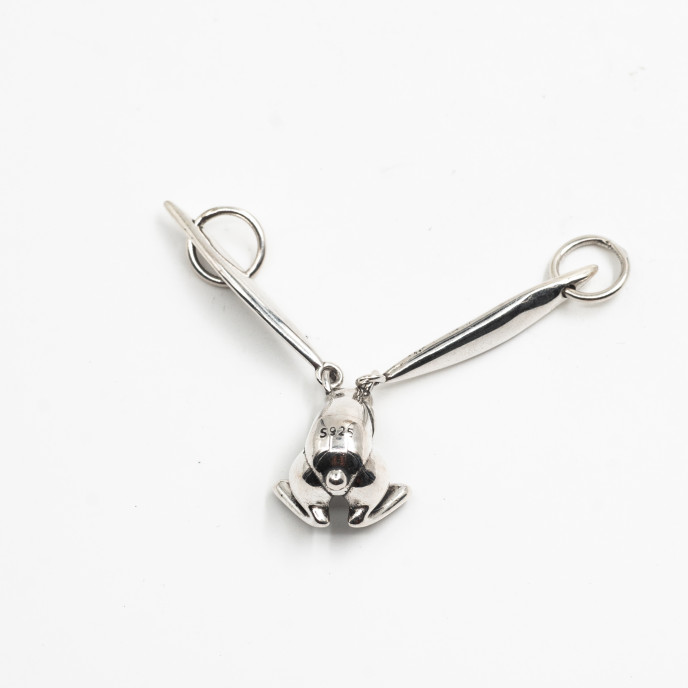 Pandantiv iepure urechi lungi Argint