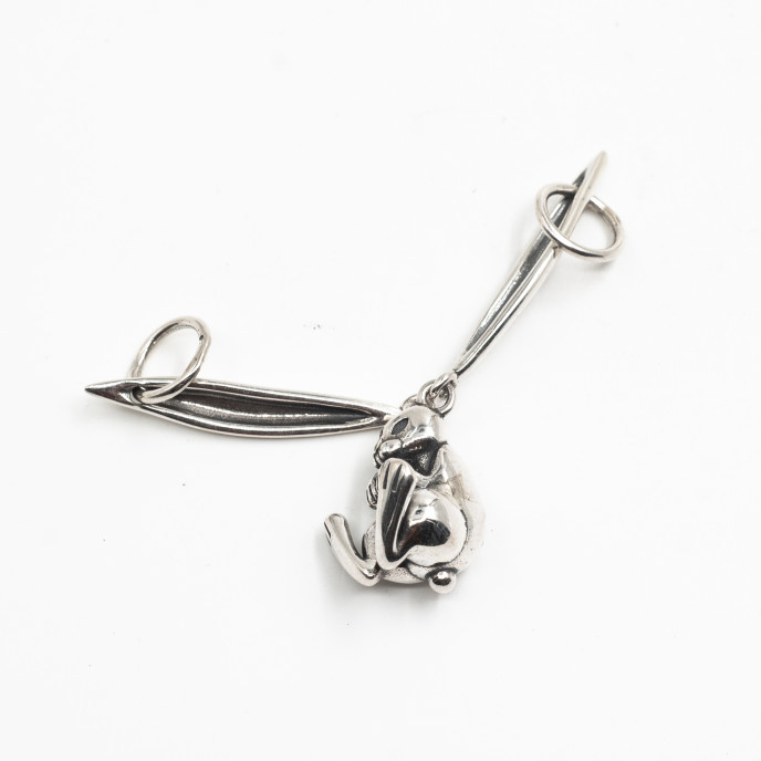 Pandantiv iepure urechi lungi Argint