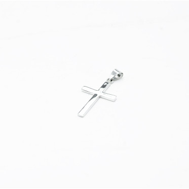 Pandantiv cruce simpla 19*30mm Argint