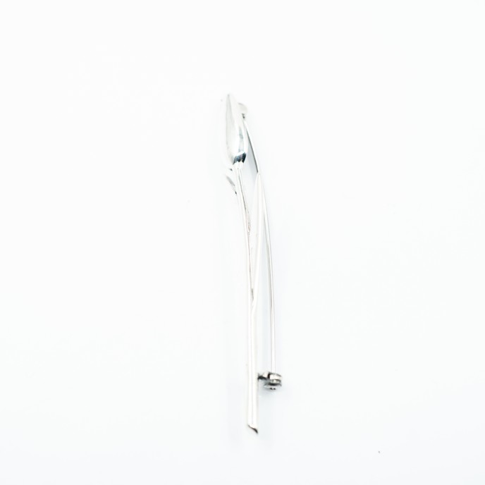Brosa lalea 7.5cm Argint