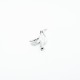 Brosa pasare colibri 3.2cm Argint