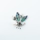 Brosa-pandantiv fluture perla l Argint Brosa-pandantiv fluture perla l Argint