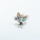 Brosa-pandantiv fluture perla l Argint Brosa-pandantiv fluture perla l Argint