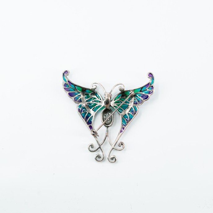 Brosa-pandantiv fluture perla Argint Brosa-pandantiv fluture perla Argint