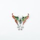Brosa-pandantiv fluture perla Argint