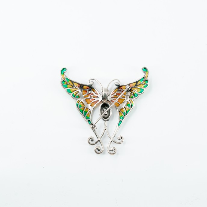 Brosa-pandantiv fluture perla Argint Brosa-pandantiv fluture perla Argint