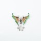 Brosa-pandantiv fluture perla Argint
