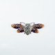 Brosa-pandantiv fluture marcasite Argint