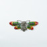 Brosa-pandantiv fluture marcasite Argint