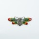 Brosa-pandantiv fluture marcasite Argint