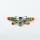 Brosa-pandantiv fluture marcasite Argint