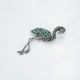 Brosa flamingo marcasite Argint Brosa flamingo marcasite Argint