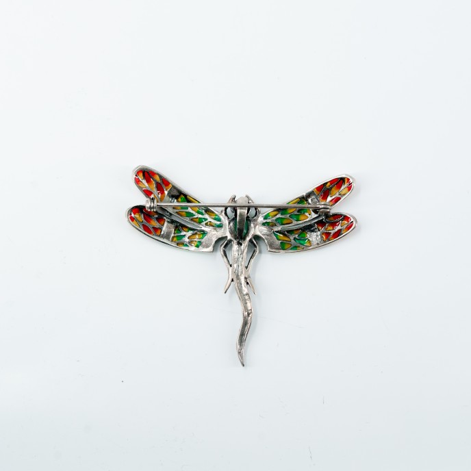 Brosa-pandantiv libelula marcasite Argint Brosa-pandantiv libelula marcasite Argint