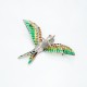 Brosa pasare colibri Argint Brosa pasare colibri Argint